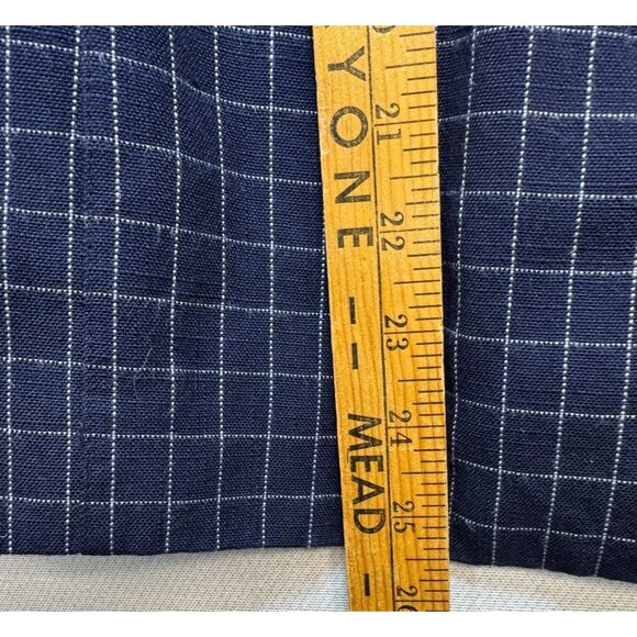 Pendleton  Womens Classic Blue Checkered Blazer Jacket Size 10 Made In USA - Picture 6 of 13